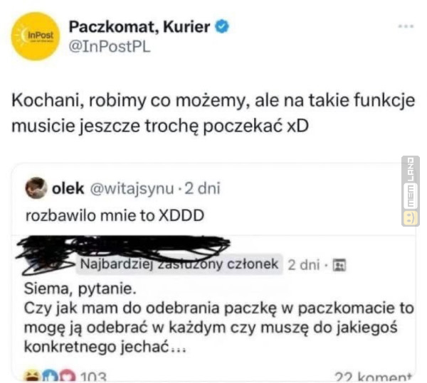 Śmieszny mem: 3334259 - MemLand