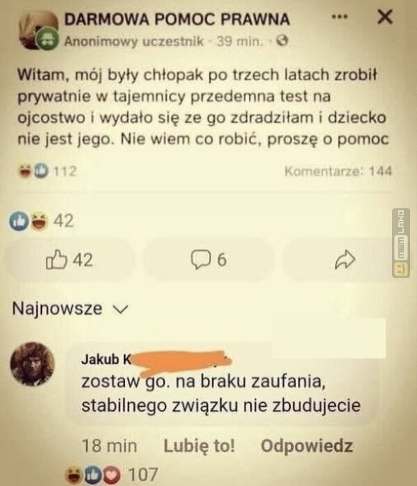 Śmieszny mem: 7598089 - MemLand